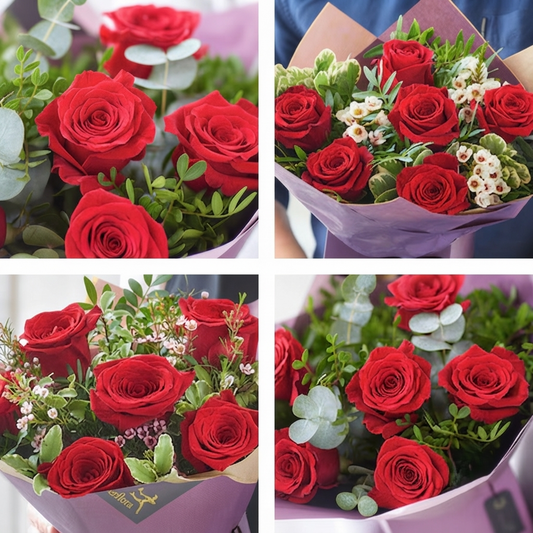 6 Red Rose Gift Box