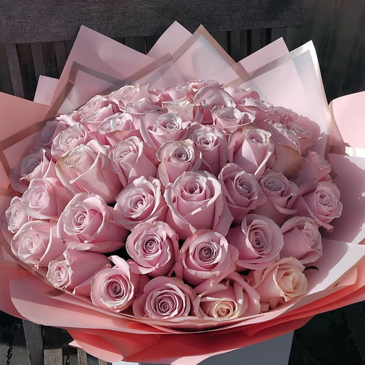 white crystal bouquet