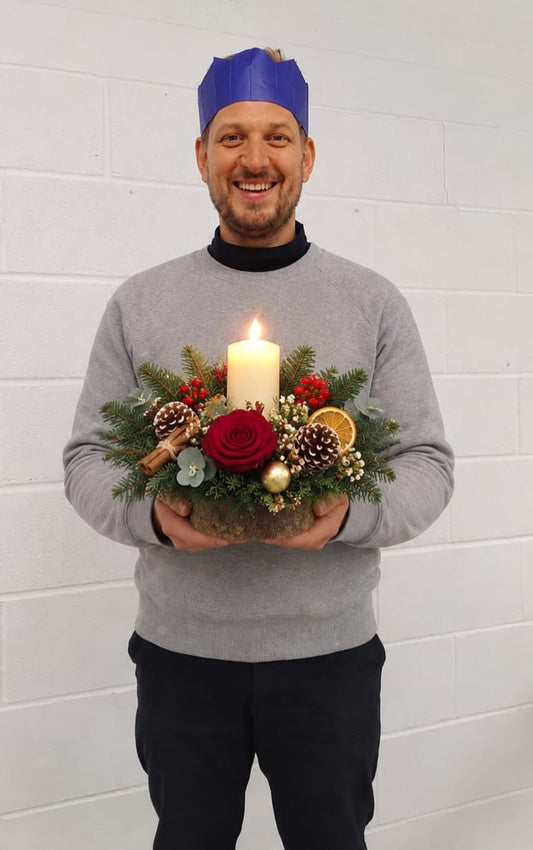 Make your Christmas table arrangements with Kansiyfloral