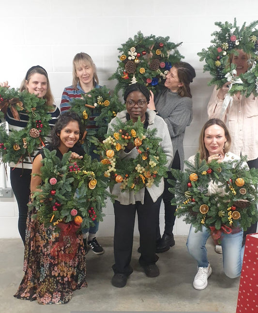 Coorporate/Group  wreath making workshop